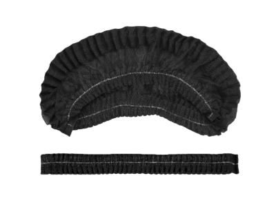 Шапочка медицинская Шарлотта черные 100шт Dental Formula