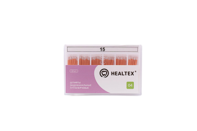 Штифты гуттаперчевые кон. 04 №15 60шт Healtex