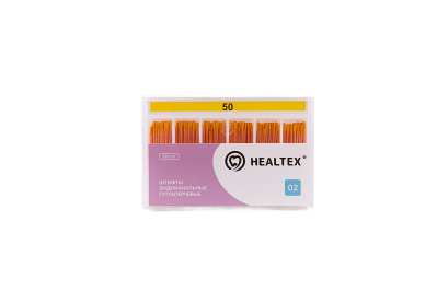Штифты гуттаперчевые №50 120шт Healtex