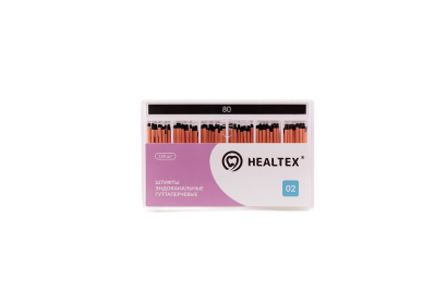 Штифты гуттаперчевые №80 120шт Healtex