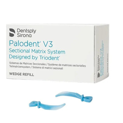 Клинья Palodent V3 матричные Medium, голубые 100штDentsply