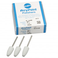 Силиконовые полиры для обработки и полировки пластмассы AcryPoint BP1 (100) Medium (корич.) HP 1шт Shofu