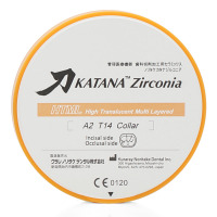 Керамика KATANA Zirconia HTML Collar/T:14мм A1 блок из диоксида циркония D98. 5мм Kuraray - вид 1 миниатюра