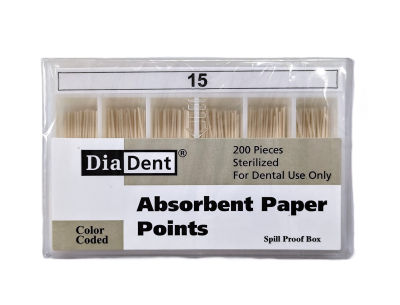 Штифты бумажные №15 200шт DiaDent