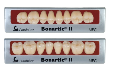 Зубы искусственные Bonartic II NFC+ A1 04 верх планка 8 шт Candulor