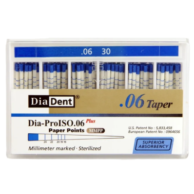 Штифты бумажные кон. 06 №30 100шт DiaDent