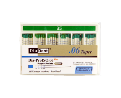 Штифты бумажные кон. 06 №35 100шт DiaDent
