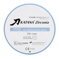 Керамика KATANA Zirconia UTML Collar/T:14мм A1 блок из диоксида циркония D98. 5мм Kuraray - вид 1 миниатюра