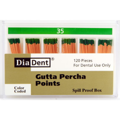 Штифты гуттаперчевые №35 120шт DiaDent