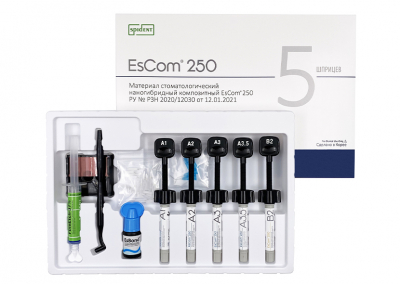 EsCom250 Kit A1,А2,А3,А3,5,В2 набор 5*4г Spident - вид 1 миниатюра